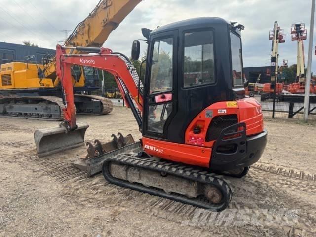 Kubota KX 101-3 Mini ekskavatörler, 7 tona dek