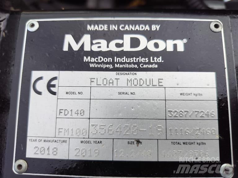 MacDon FD 140 Biçerdöver aksesuarlari