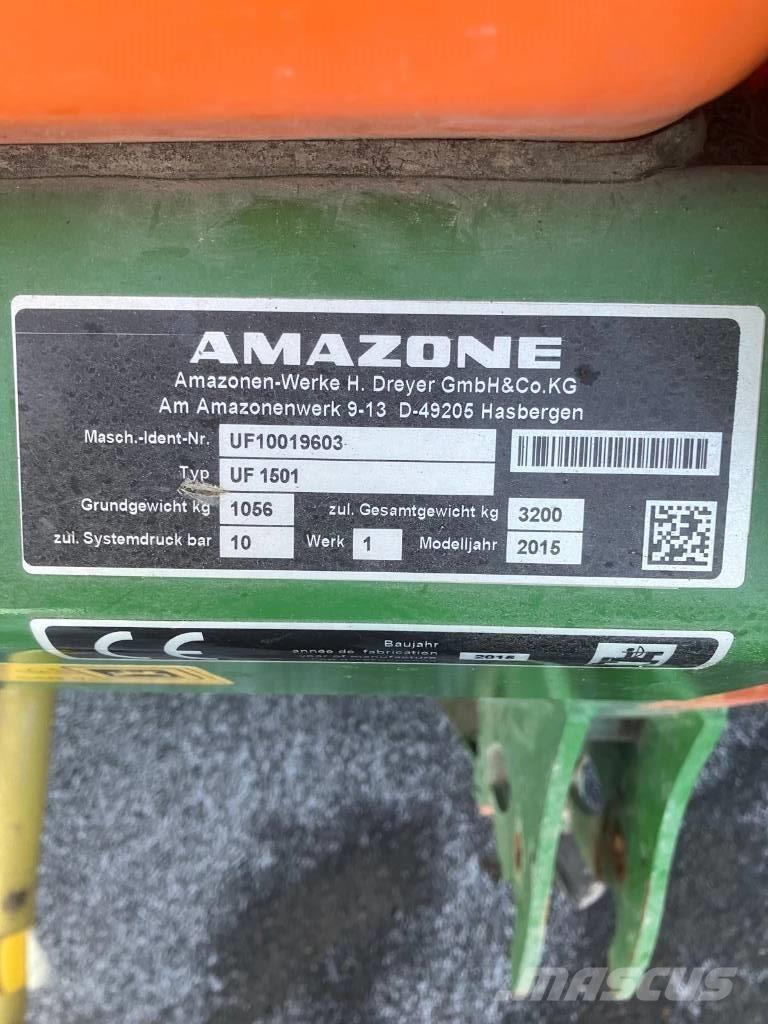 Amazone UF 1501 Monte edilebilir pülverizatörler