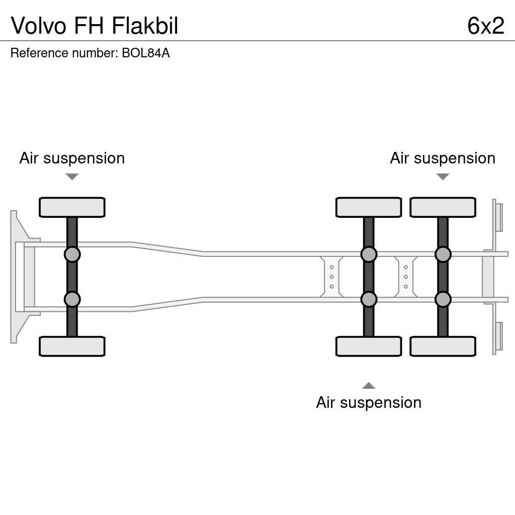 Volvo FH Flakbil Flatbed kamyonlar