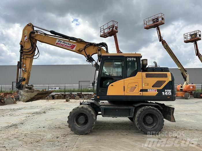 Hyundai HW140 Lastik tekerli ekskavatörler