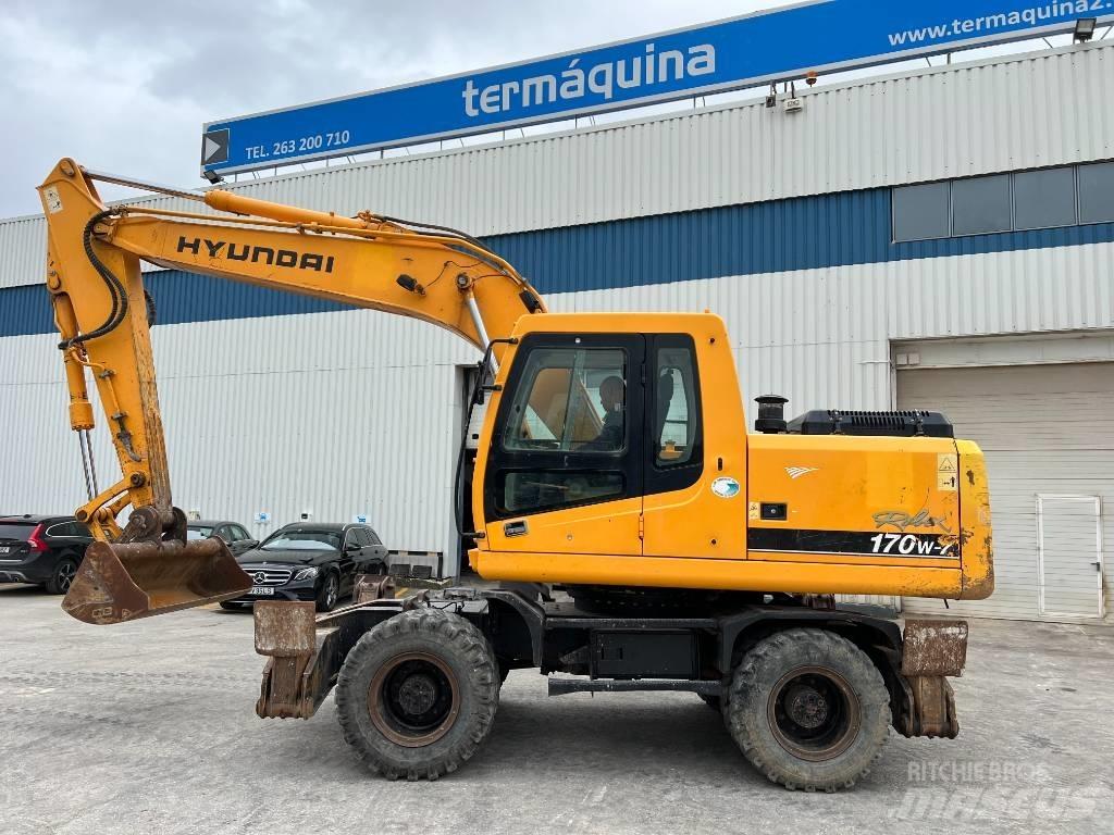 Hyundai R 170W-7 Lastik tekerli ekskavatörler