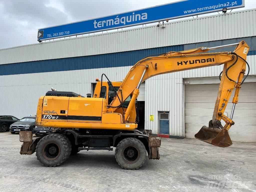 Hyundai R 170W-7 Lastik tekerli ekskavatörler