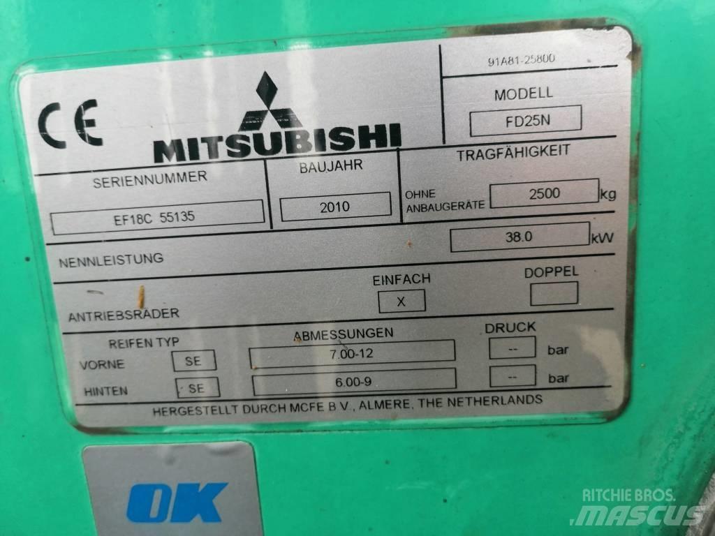 Mitsubishi FD25N Dizel forkliftler