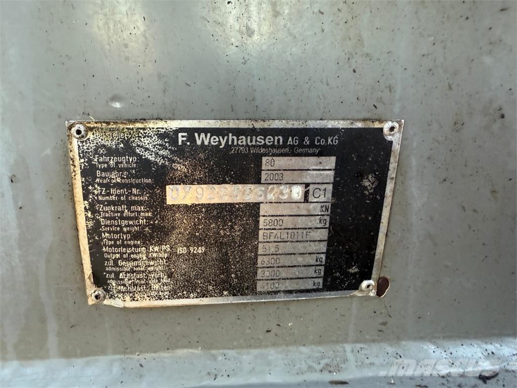 Atlas AR80 Diger tarim makinalari