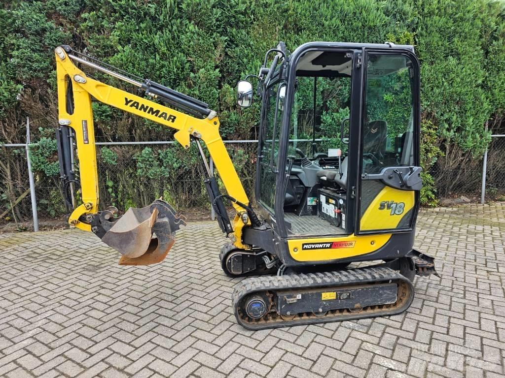 Yanmar SV 18 Mini ekskavatörler, 7 tona dek
