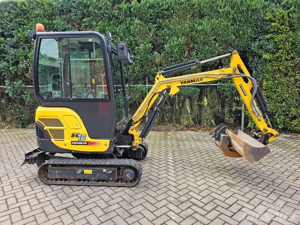 Yanmar SV 18 Mini ekskavatörler, 7 tona dek