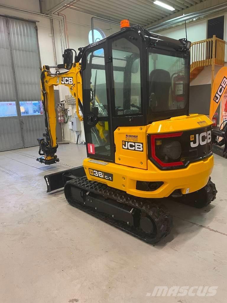 JCB 36 C-1 Mini ekskavatörler, 7 tona dek
