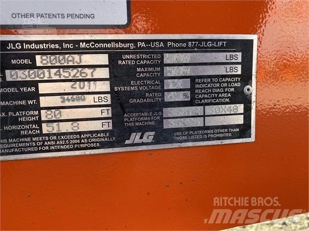 JLG 800 AJ Körüklü personel platformları