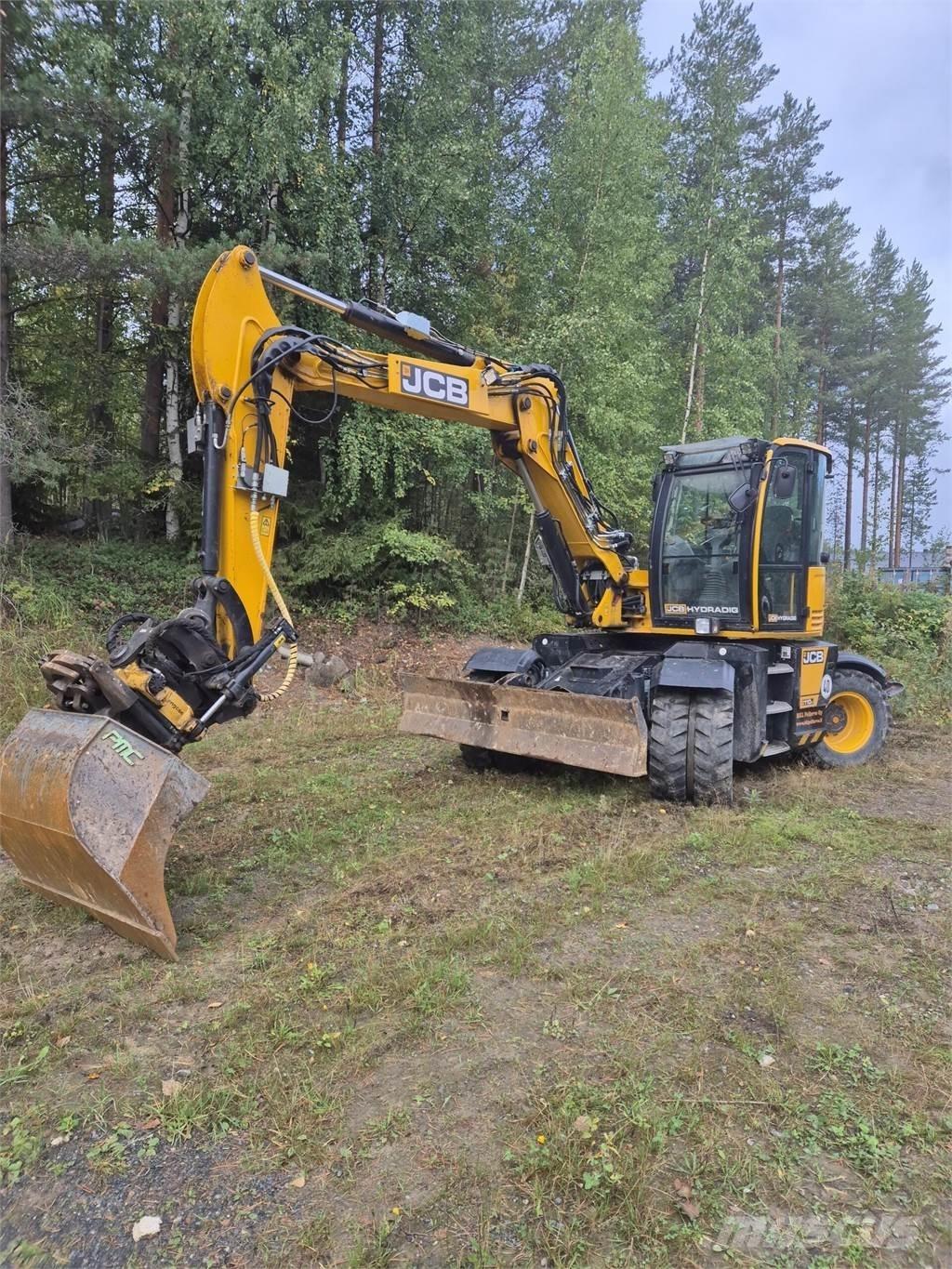 JCB 110W Hydradig Lastik tekerli ekskavatörler