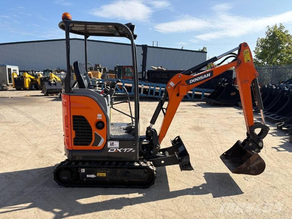 Doosan DX 17 Mini ekskavatörler, 7 tona dek