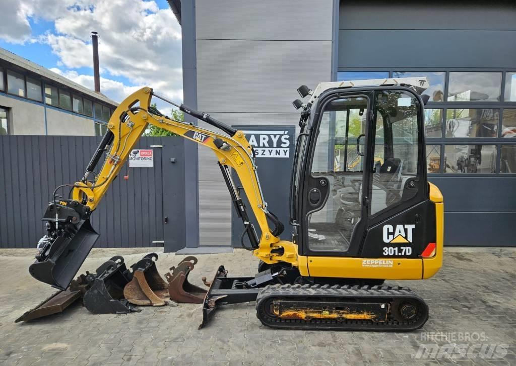 CAT 301.7 D Mini ekskavatörler, 7 tona dek
