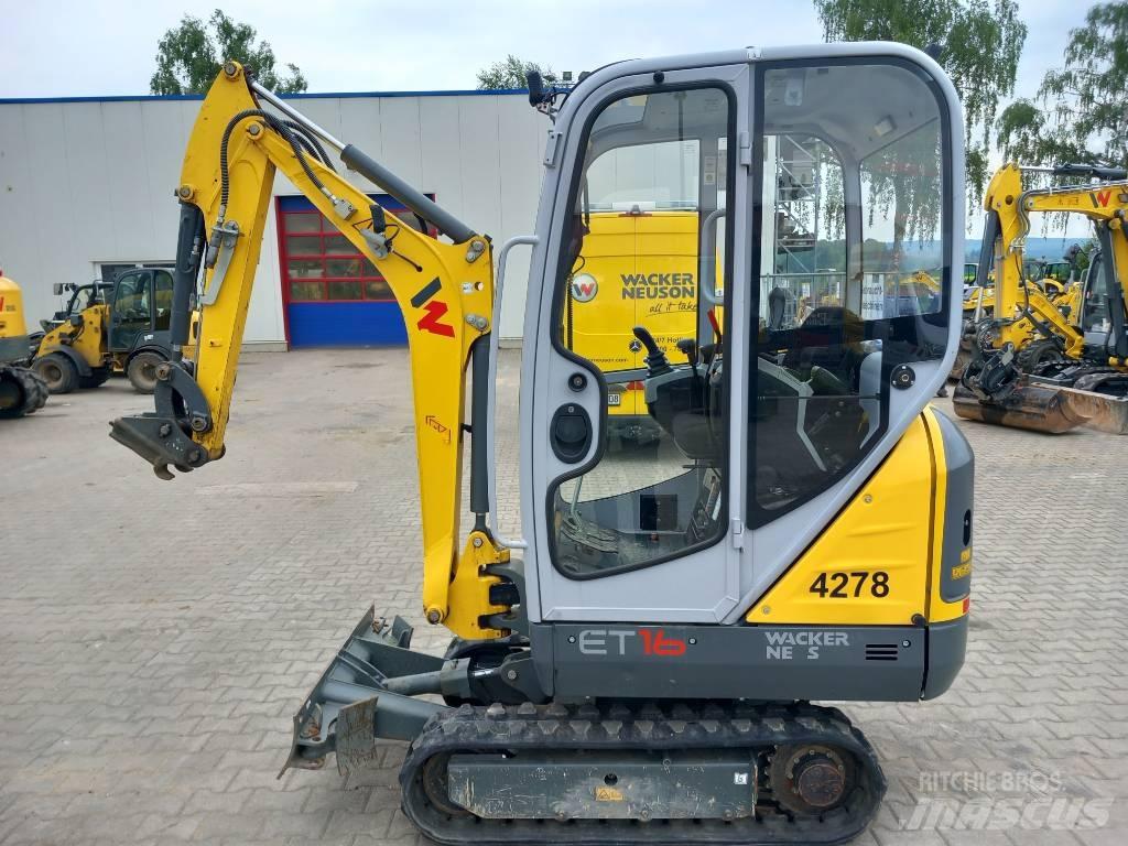 Wacker Neuson ET16 Paletli ekskavatörler