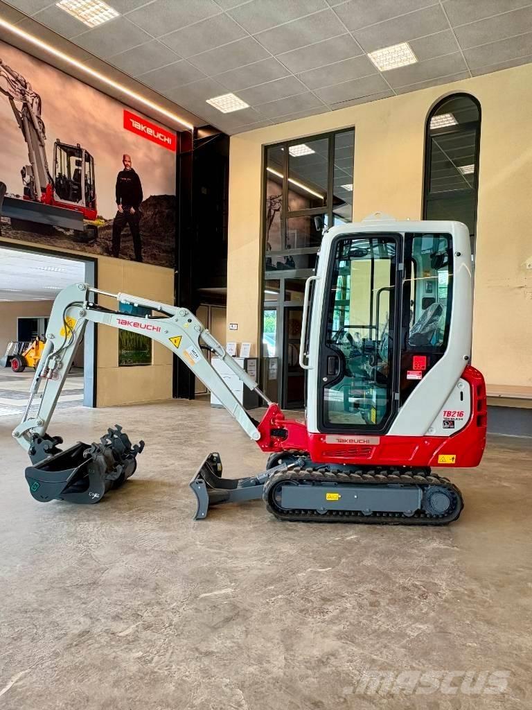 Takeuchi TB 216 Mini ekskavatörler, 7 tona dek
