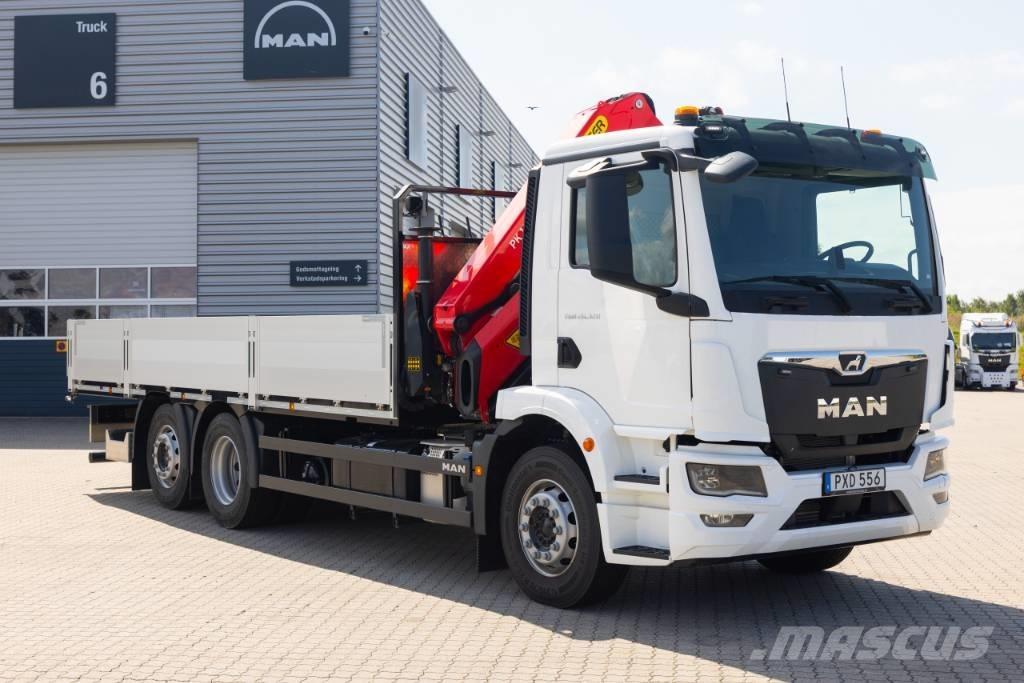 MAN TGM 26.320 6x2-4 Araç üzeri vinçler