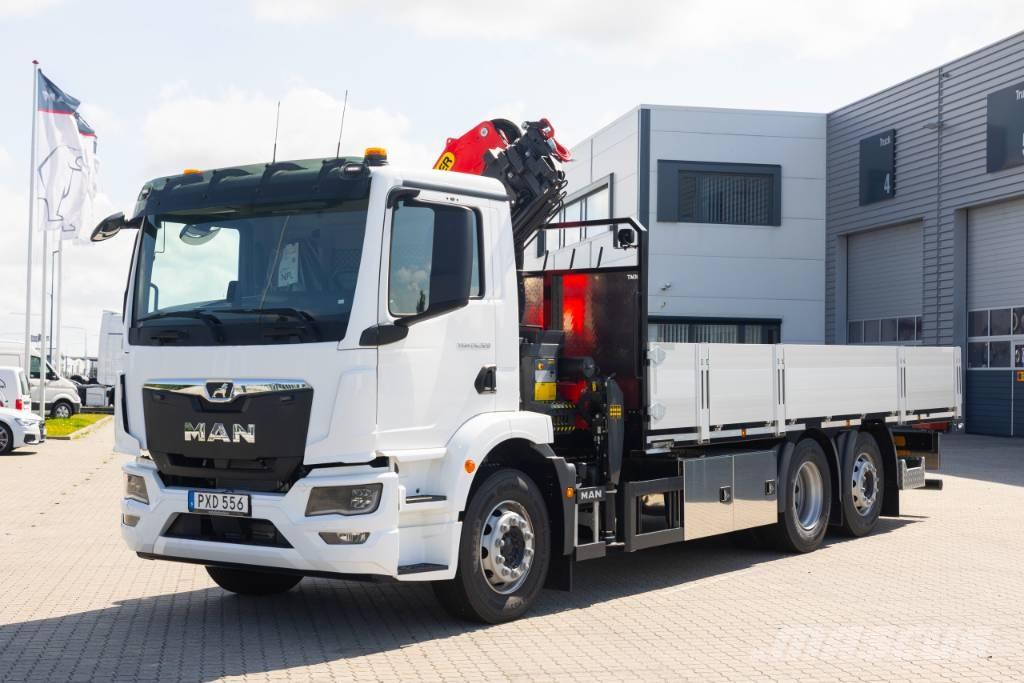 MAN TGM 26.320 6x2-4 Araç üzeri vinçler