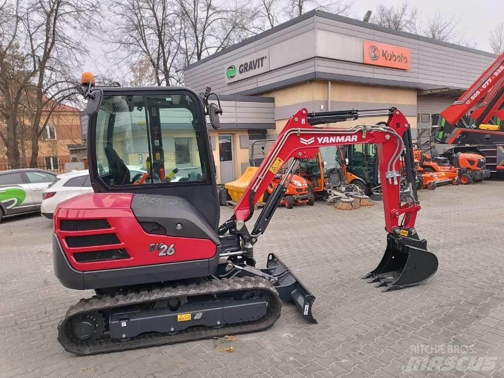 Yanmar SV 26 Advance Mini ekskavatörler, 7 tona dek