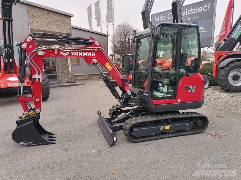 Yanmar SV 26 Advance Mini ekskavatörler, 7 tona dek