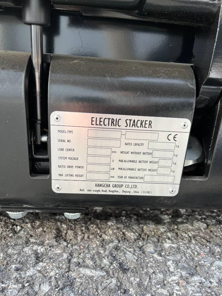 Hangcha CDD16-AC2S Akülü depo ekipmanları