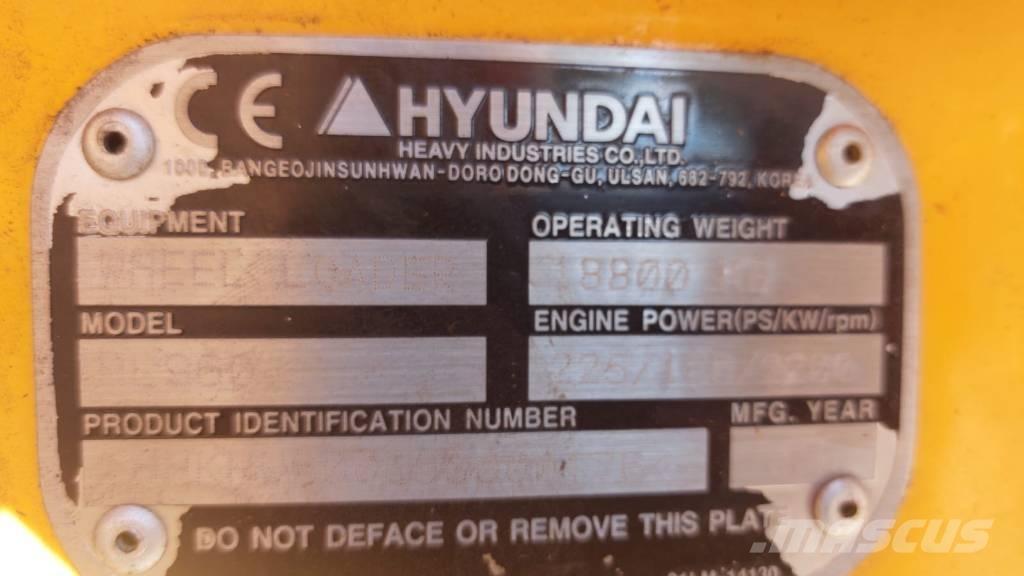 Hyundai HL 960 Tekerlekli yükleyiciler