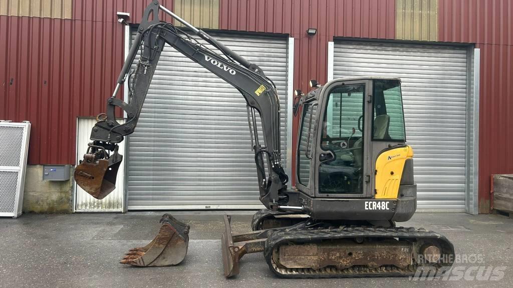 Volvo ECR48C Mini ekskavatörler, 7 tona dek