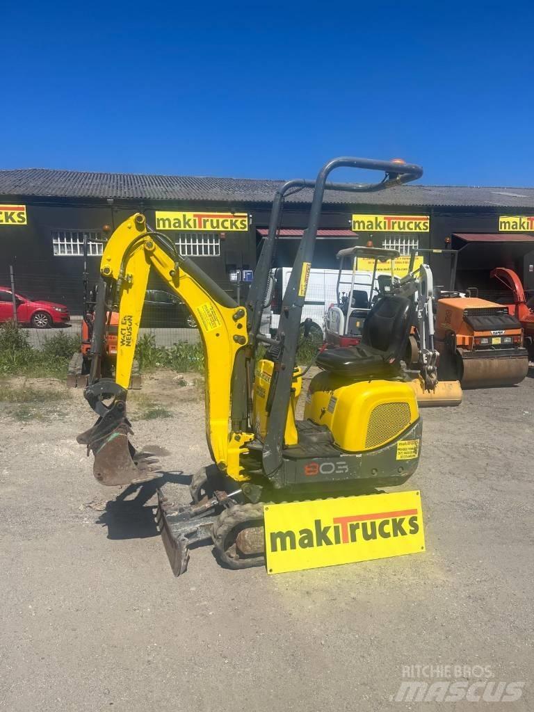 Wacker Neuson 803 RD Mini ekskavatörler, 7 tona dek