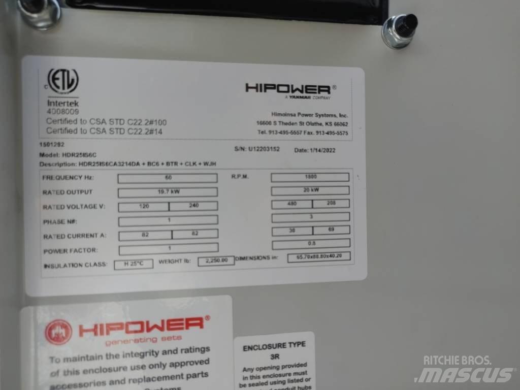 Hipower HRIW-25 Dizel Jeneratörler