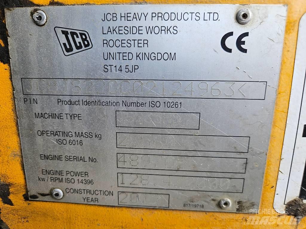 JCB 235 HD Paletli ekskavatörler