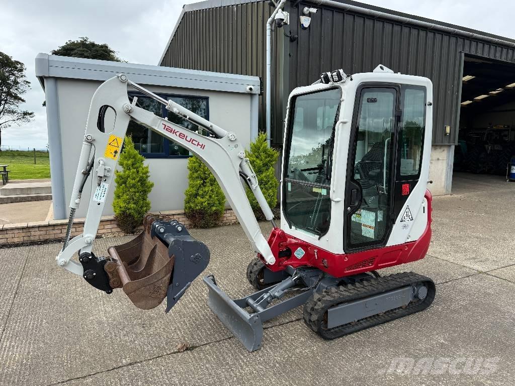 Takeuchi TB 216 Mini ekskavatörler, 7 tona dek