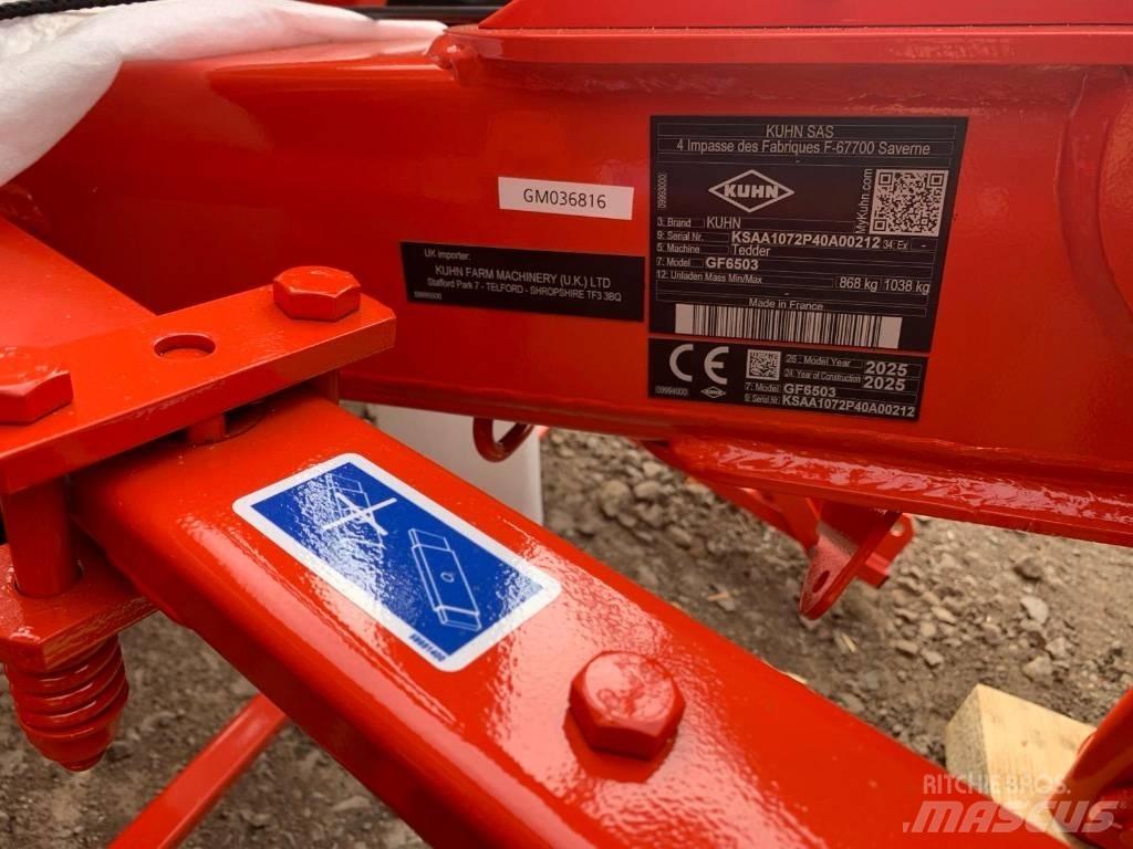 Kuhn GF6503 TEDDER Kombine tirmiklar