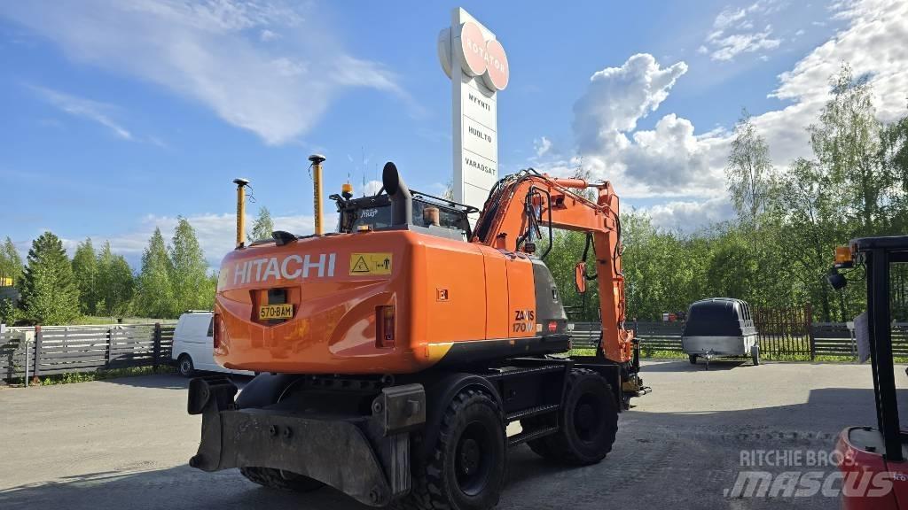 Hitachi ZX 170 W-5 Lastik tekerli ekskavatörler