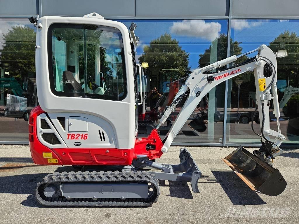 Takeuchi TB 216 Mini ekskavatörler, 7 tona dek
