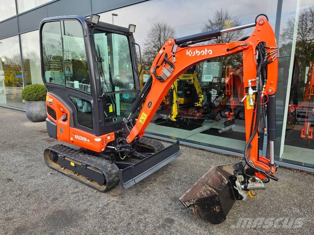 Kubota KX 019-4 Mini ekskavatörler, 7 tona dek