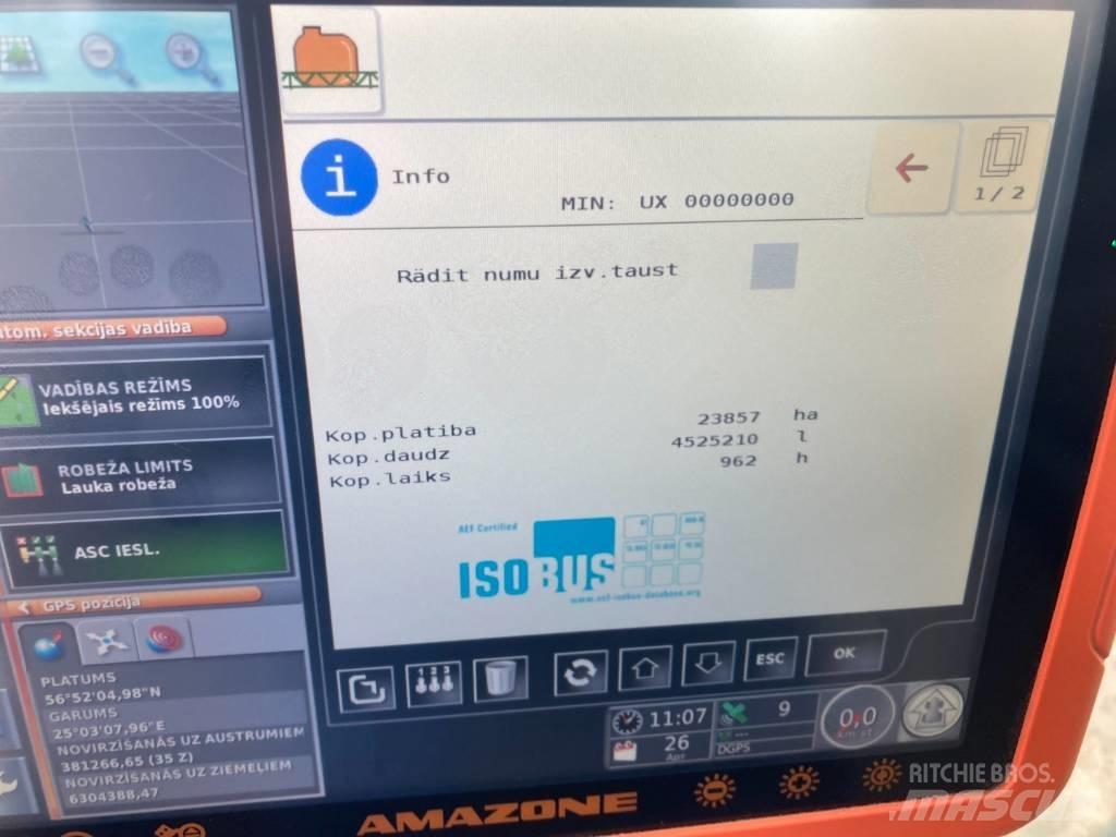 Amazone UX 5200 Çekilir pülverizatörler