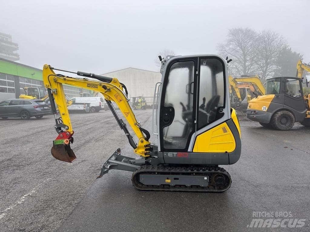 Wacker Neuson ET20 Paletli ekskavatörler