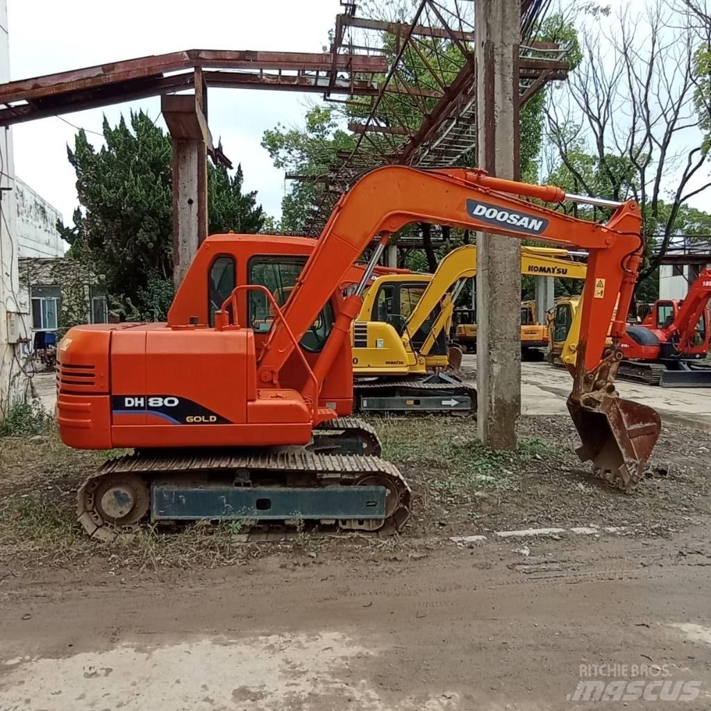 Doosan DH 80 Mini ekskavatörler, 7 tona dek