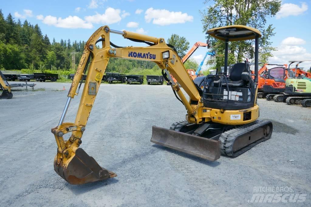 Komatsu PC 30 MR-3 Mini ekskavatörler, 7 tona dek