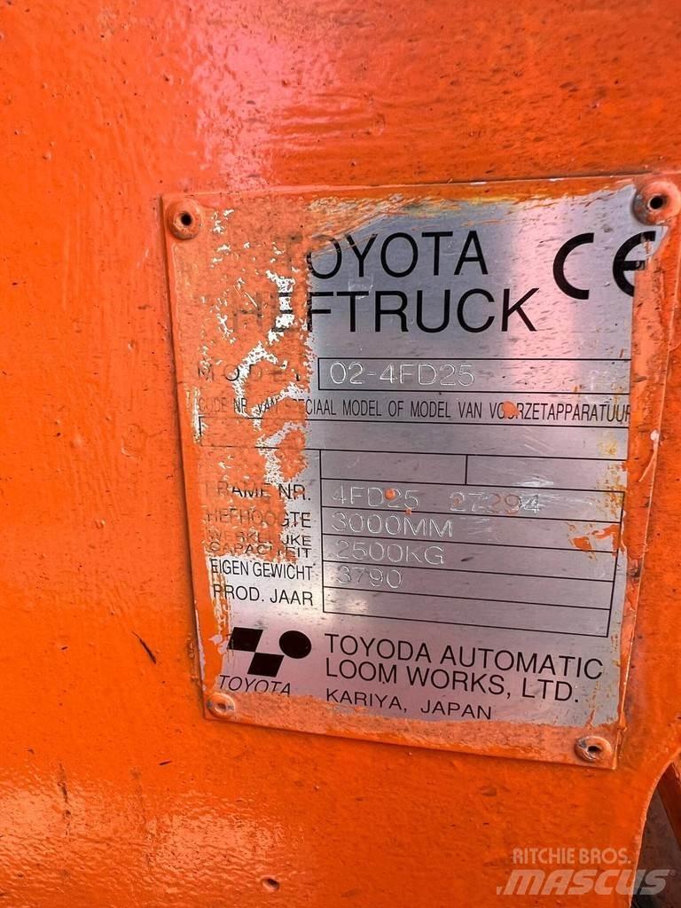 Toyota 02-4FD25 Dizel forkliftler