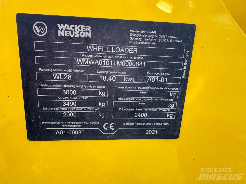 Wacker Neuson WL28 Tekerlekli yükleyiciler