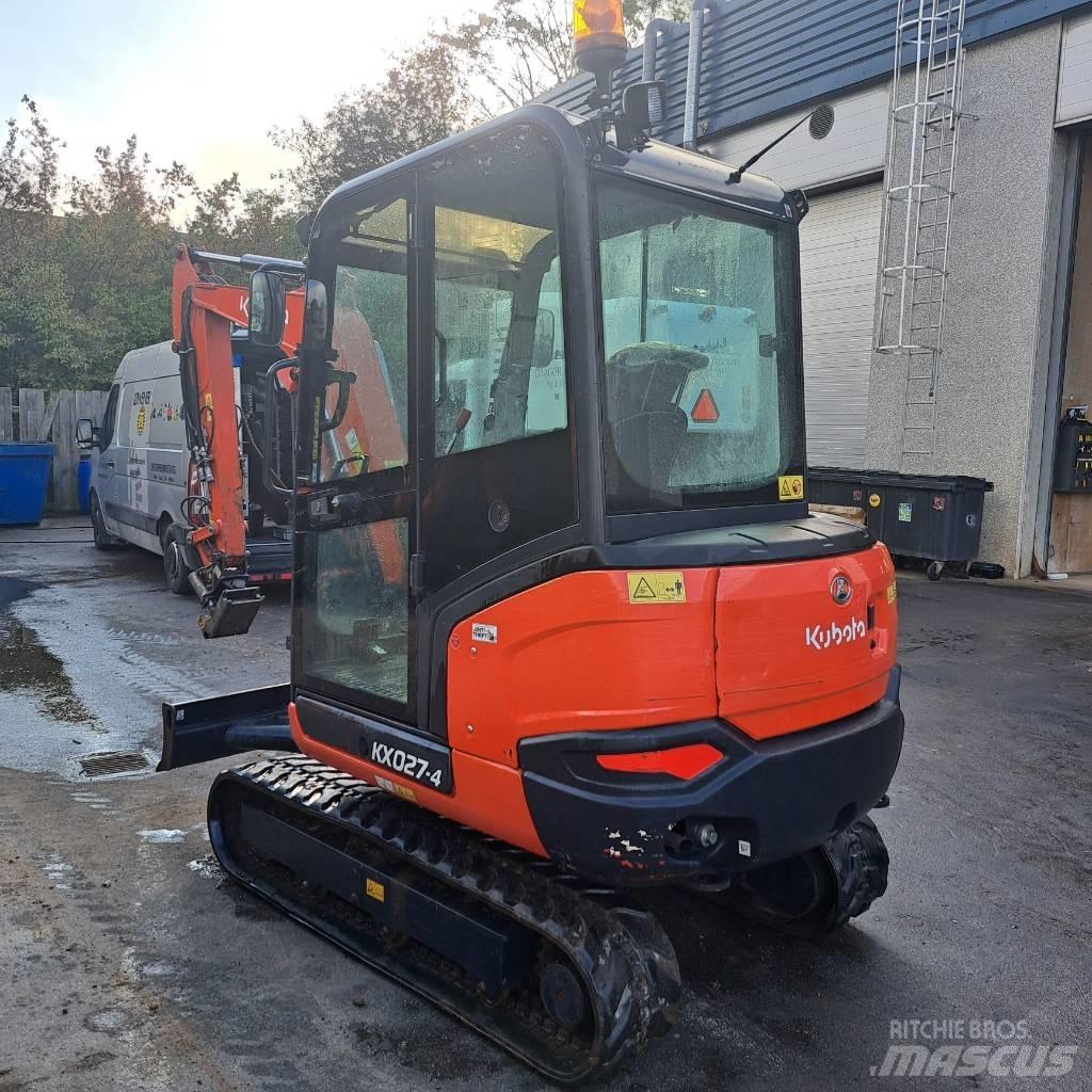 Kubota KX 027-4 Mini ekskavatörler, 7 tona dek