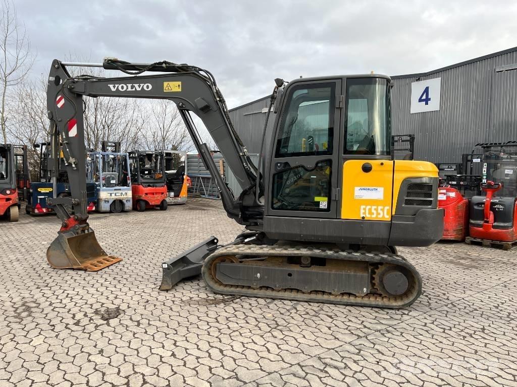 Volvo EC55C Mini ekskavatörler, 7 tona dek