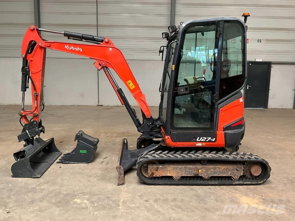 Kubota U 27-4 Mini ekskavatörler, 7 tona dek