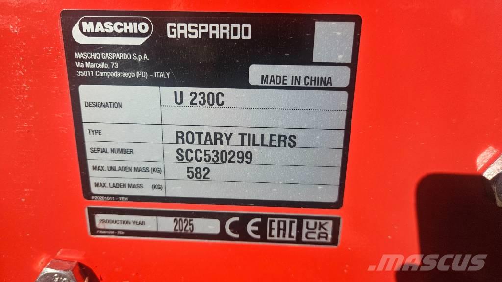  Mashio U 230C Diger toprak isleme makina ve aksesuarlari