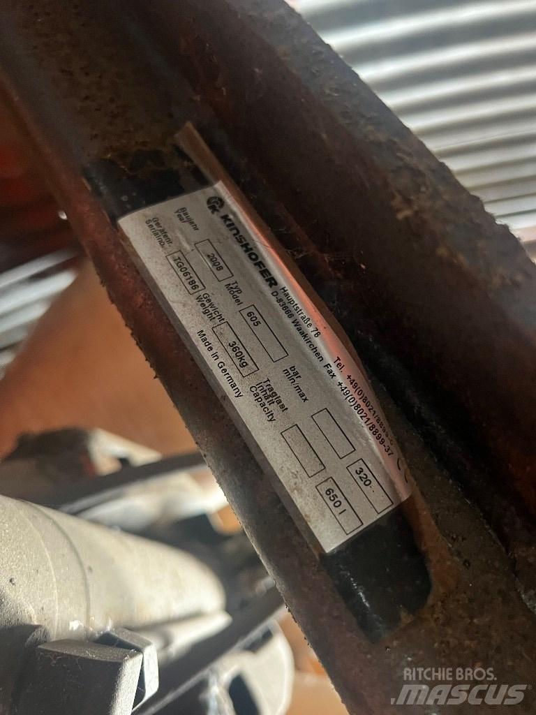 Kinshofer KM 605 Yük taşıma aksesuarları