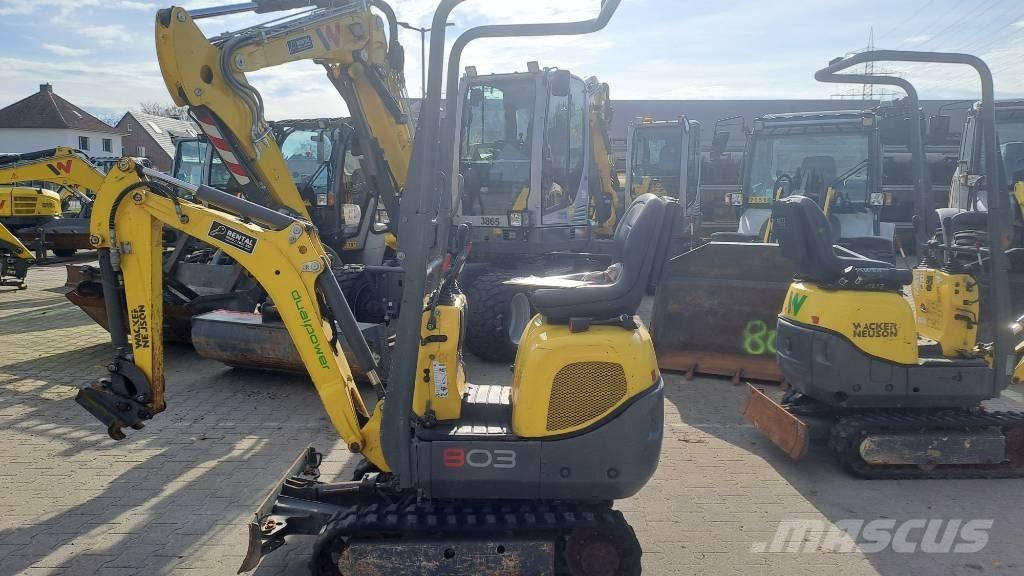 Wacker Neuson 803 Paletli ekskavatörler