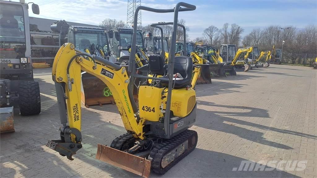 Wacker Neuson 803 Paletli ekskavatörler