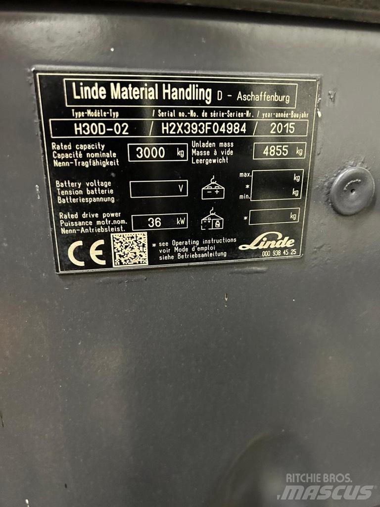 Linde H30D-02 EVO Dizel forkliftler