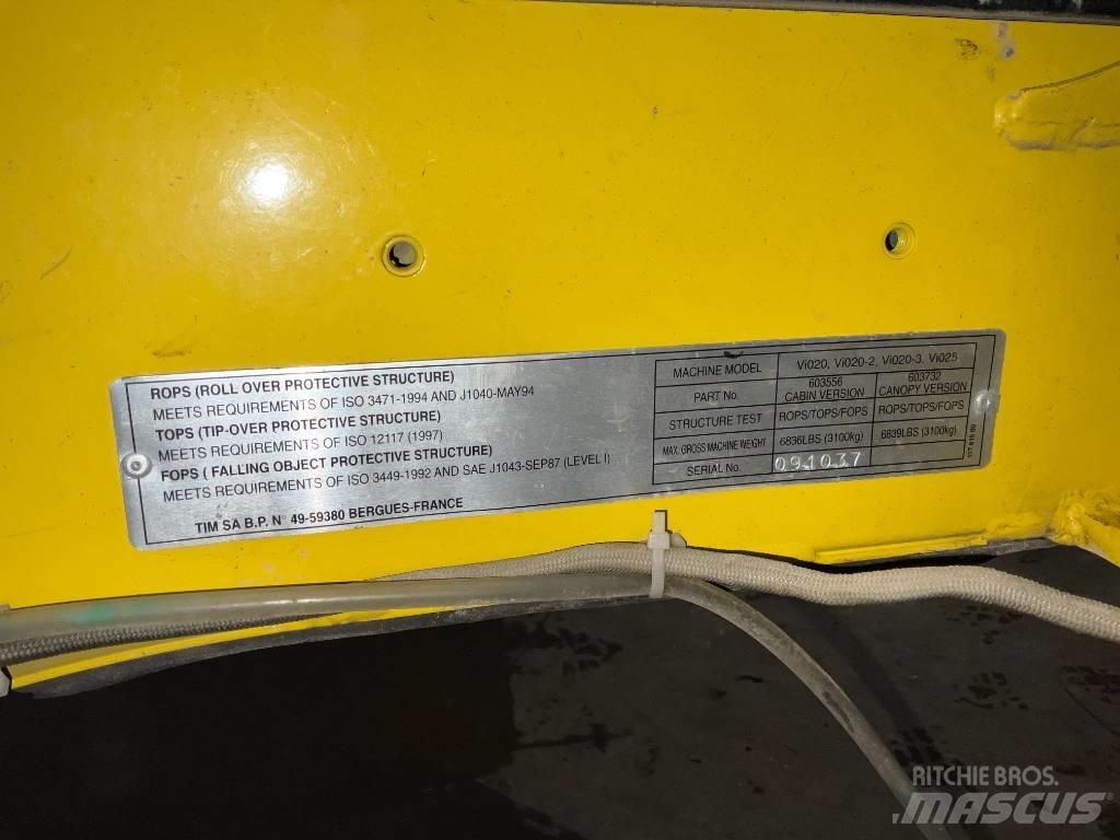 Yanmar Vio 20 / vio 25 Kabin