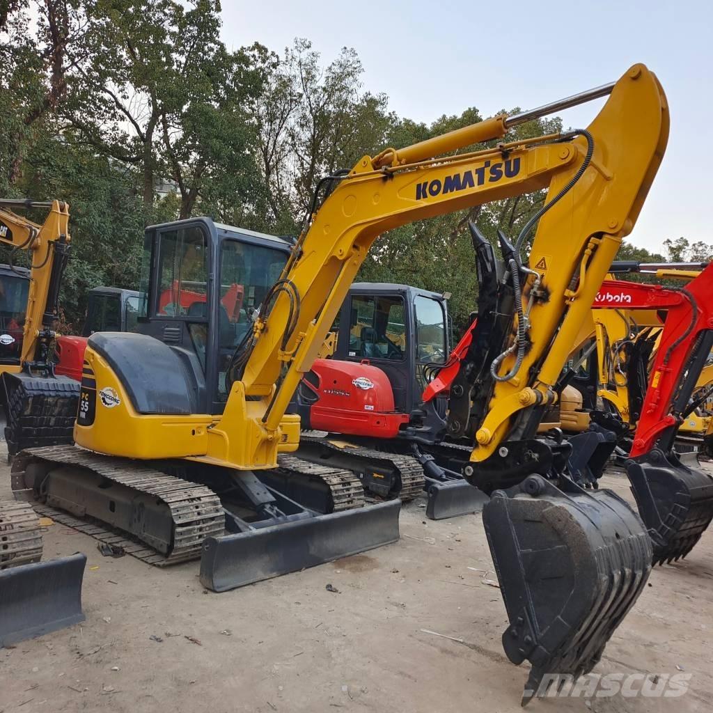 Komatsu PC 55 MR Mini ekskavatörler, 7 tona dek