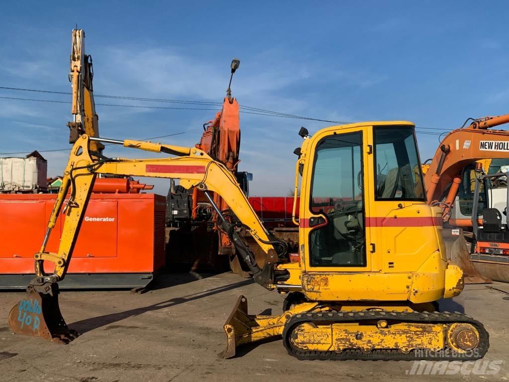 Volvo ECR 40 D Mini ekskavatörler, 7 tona dek